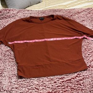 Xl burnt orange blouse